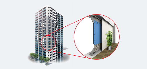 ビル用制震システム「TRCダンパー」